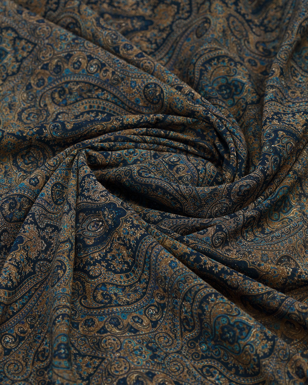 Cosmic Henna Paisley Printed Voile