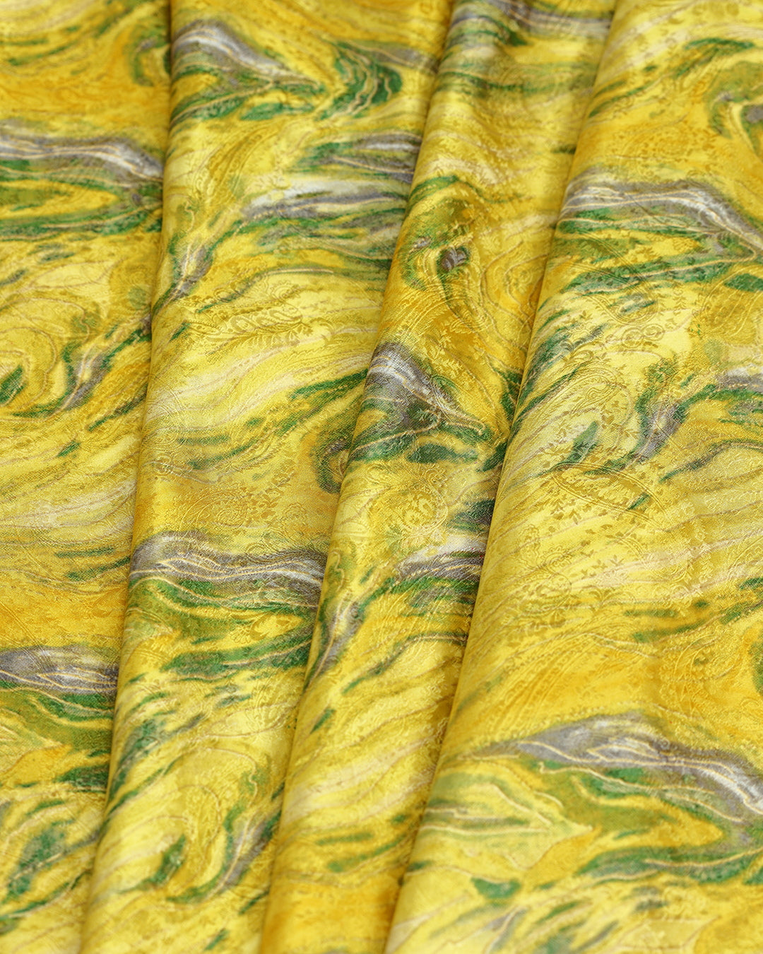 Dreamy Waves Printed Pure Silk