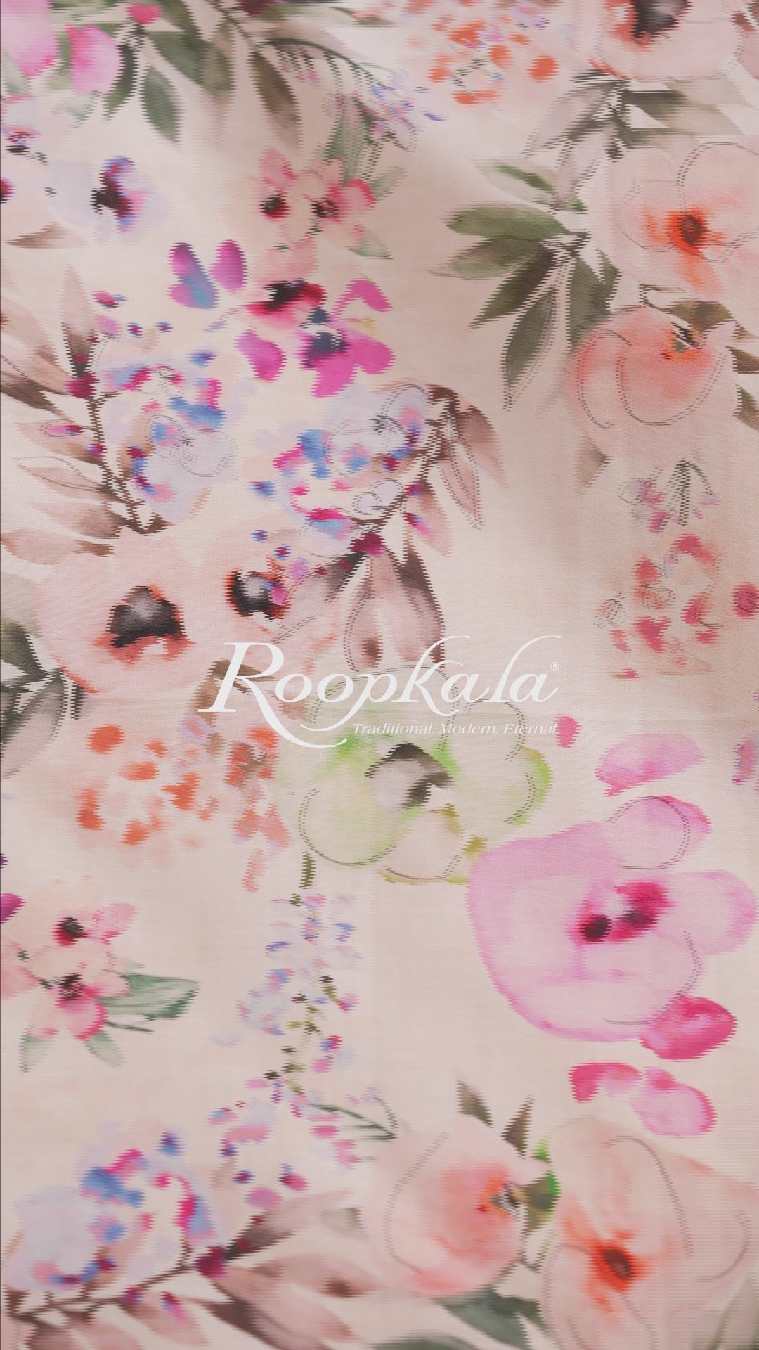 Tropical Charm Floral Printed Cotton