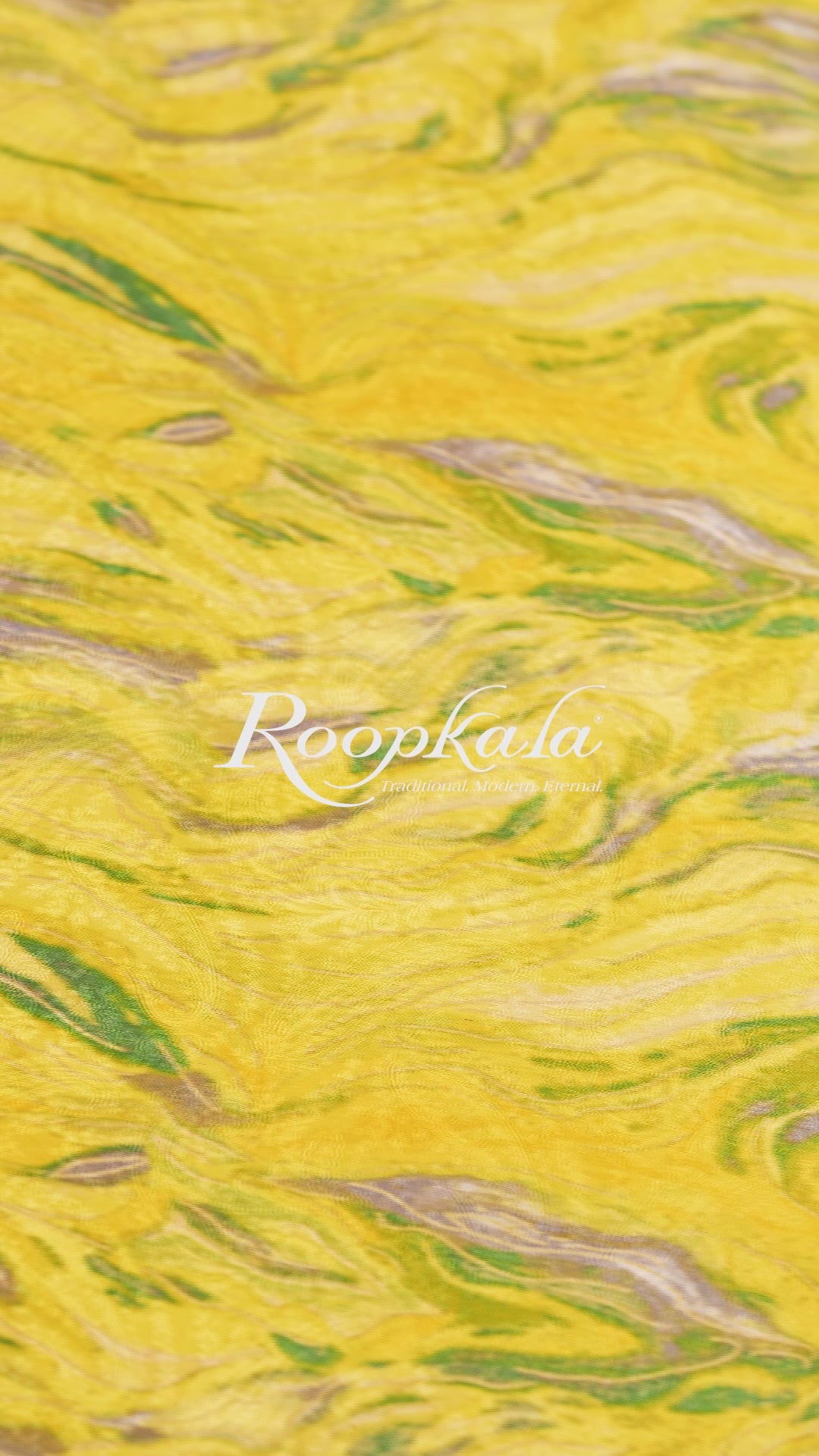 Dreamy Waves Printed Pure Silk