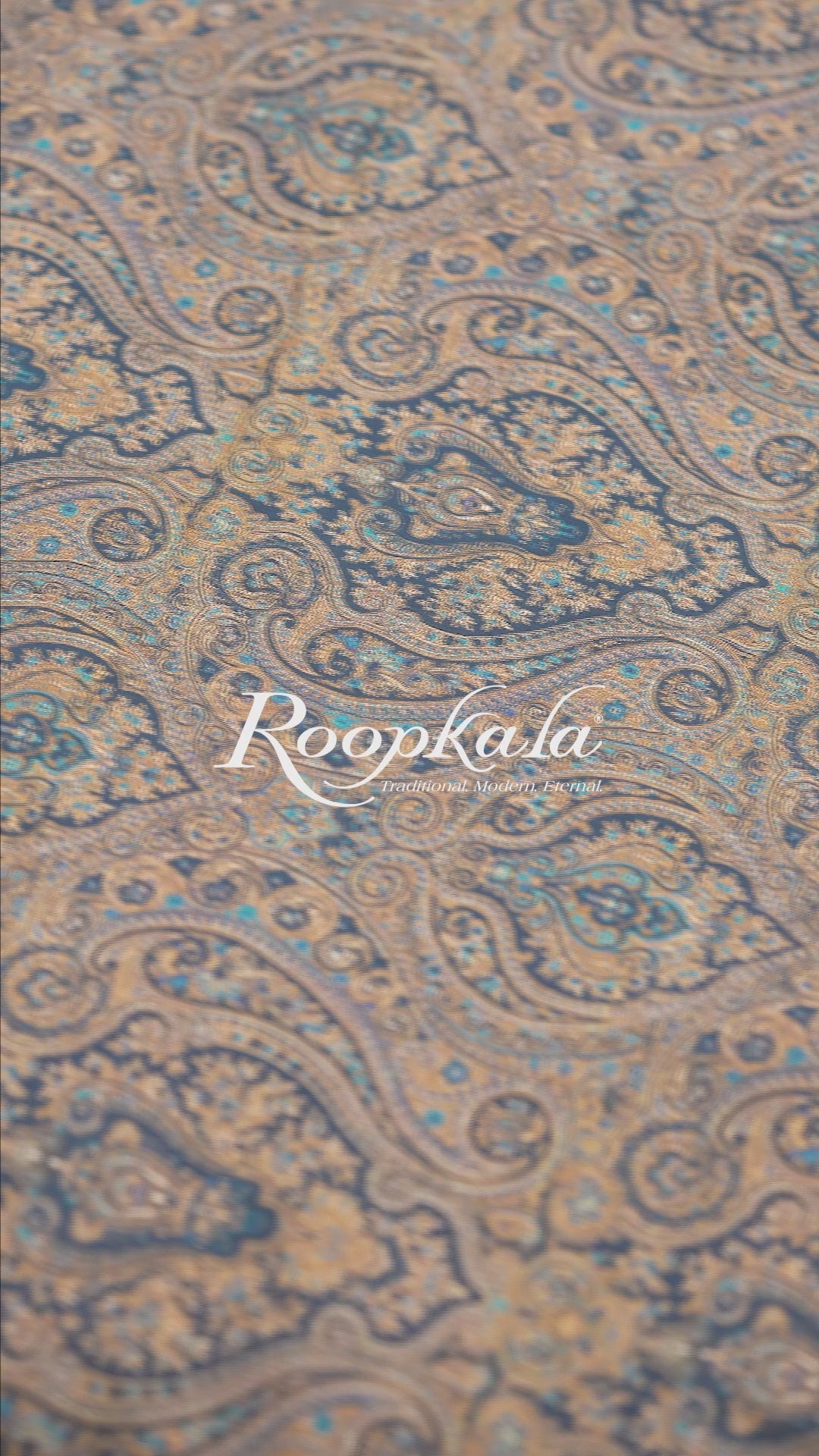 Cosmic Henna Paisley Printed Voile