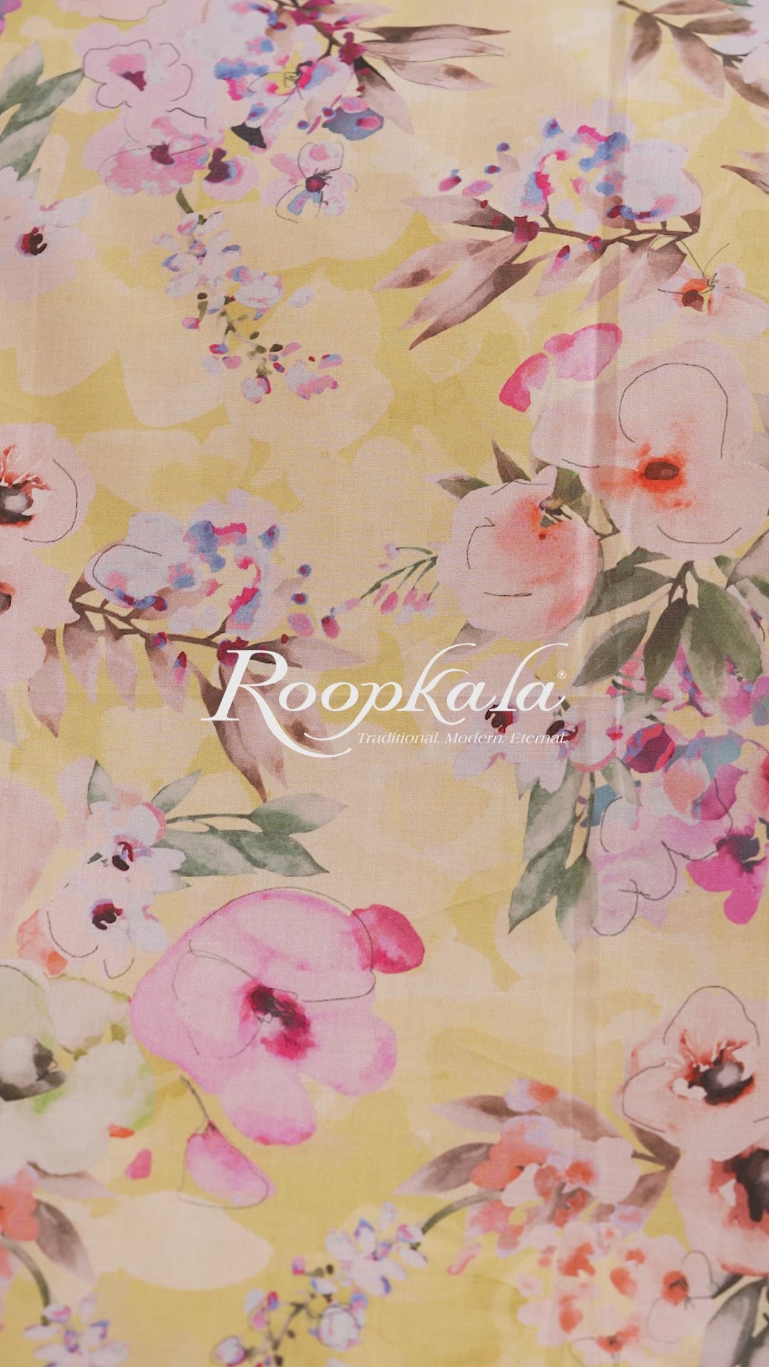 Mimosa Bloom Floral Printed Cotton
