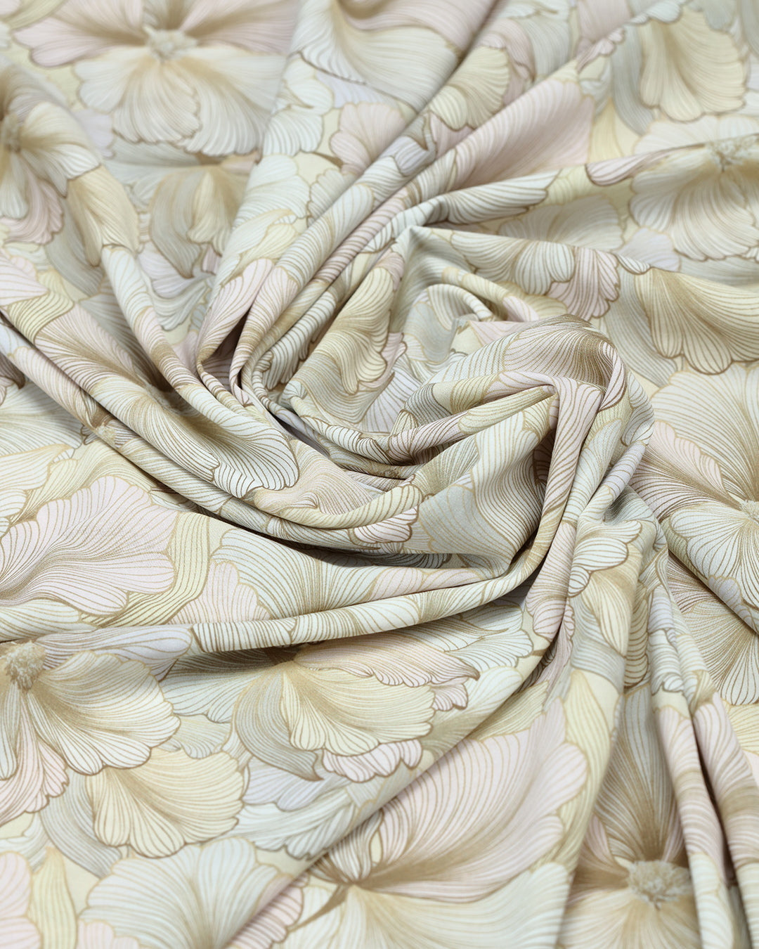 Soft Glow Floral Print Voile