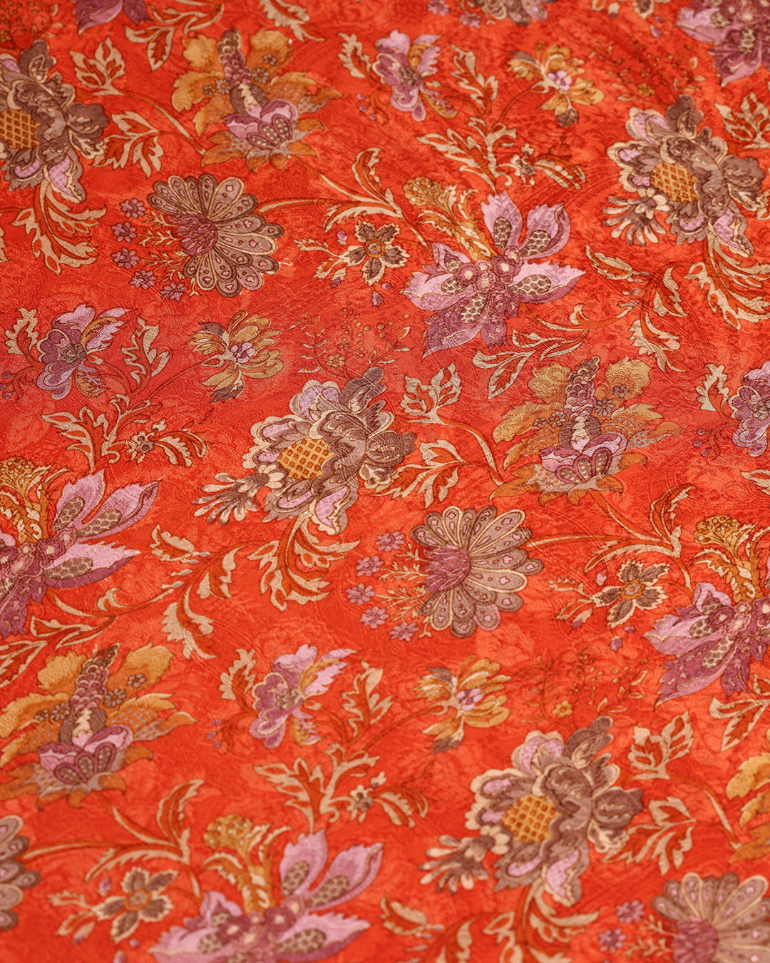 Vibrant Drama Printed Pure Silk