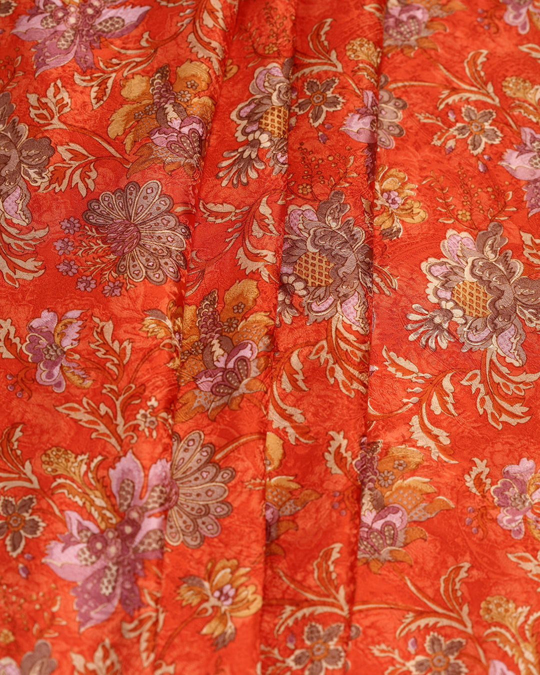 Vibrant Drama Printed Pure Silk